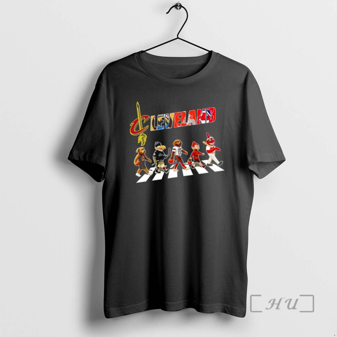 Trending Sports In Cleveland Mascot Walking T-Shirts, Hoodie, Sweatshirt | InkThreadWorks.com
