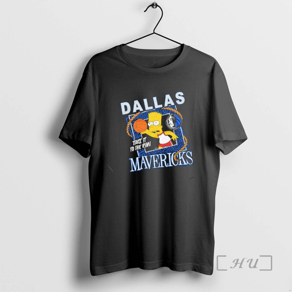 Trending The Bart Simpson X Dallas Mavericks Take It To The Rim Premium T Shirts Hoodie, Sweatshirt | InkThreadWorks.com