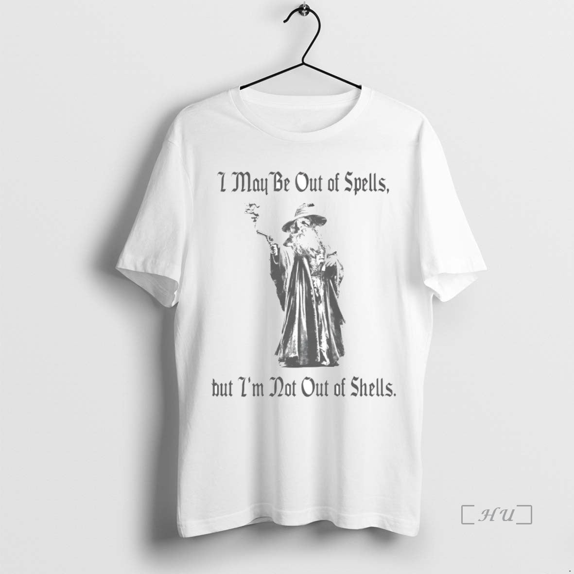 Trending Wizard I May Be Out Of Spells But Im Not Out Of Shells Premium T-Shirts, Hoodie, Sweatshirt | InkThreadWorks.com