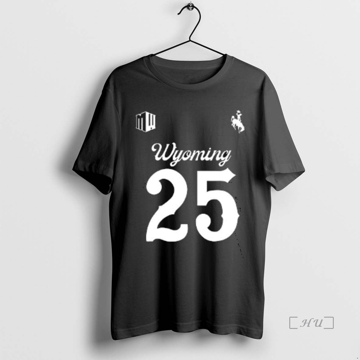 Trending Wyoming Cowboys Dark Mode 25 Double Sided Graphic T-Shirts, Hoodie, Sweatshirt | InkThreadWorks.com