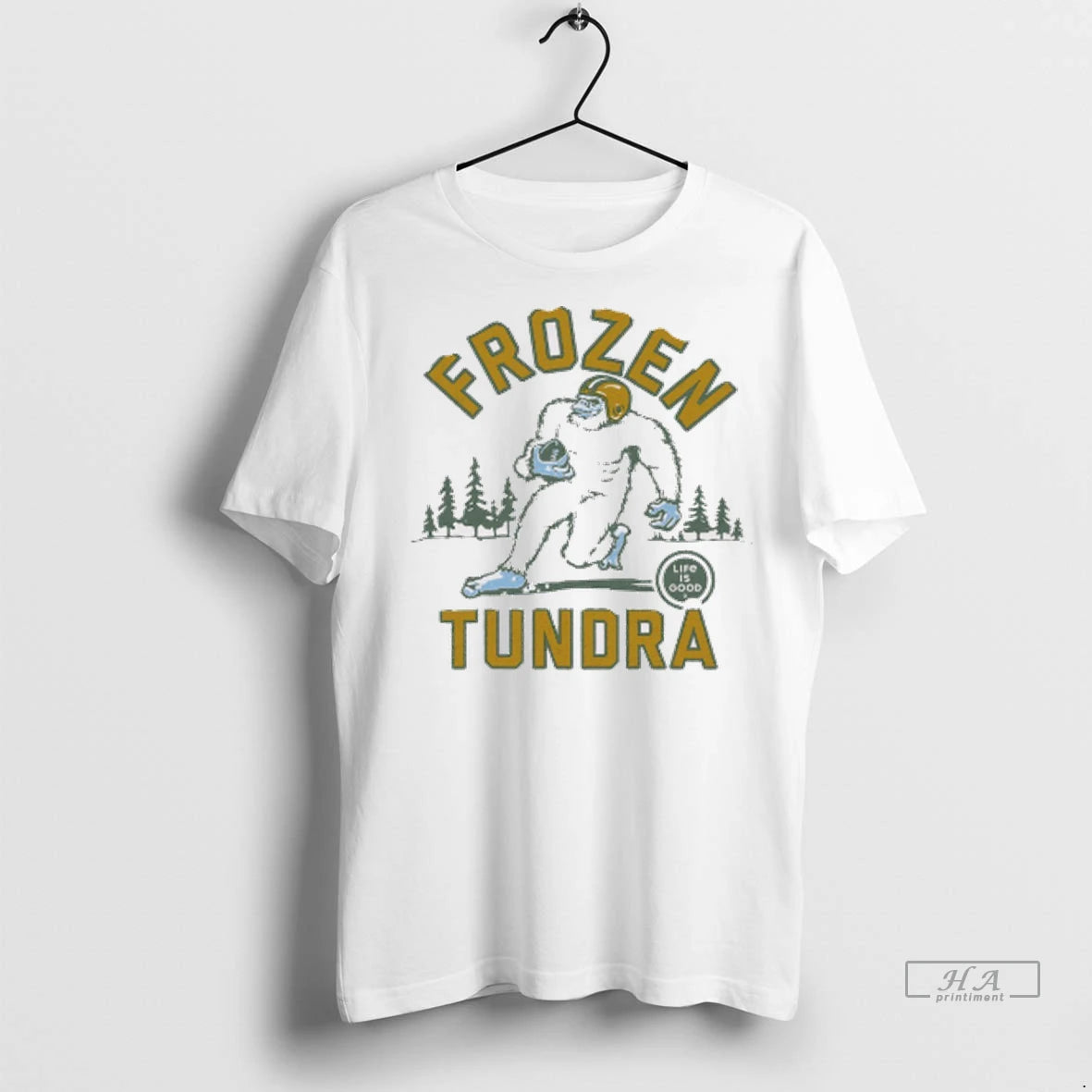 Trendy Green Bay Packers Lambeau Field Life Is Good Yeti Frozen Tundra Painting Shirt Sweater
