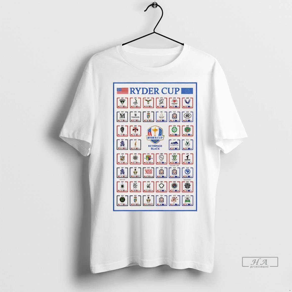 Trendy Officials Ryder Cup 2025 Usa Vs European Team History Shirt Sweater
