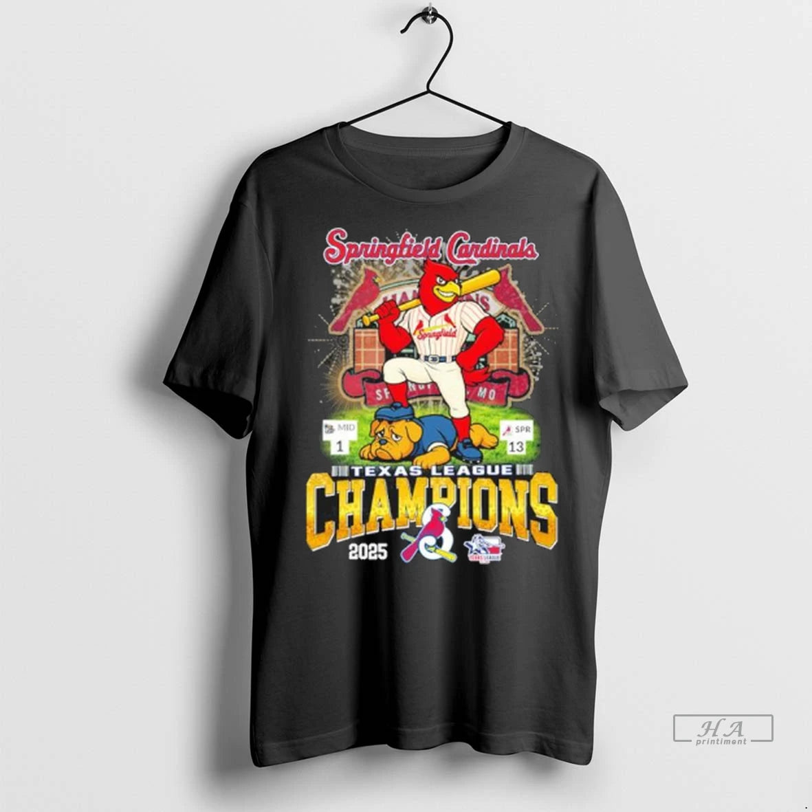 Trendy Officials Springfield Cardinals 2025 Texas League Champions Shirt Sweater