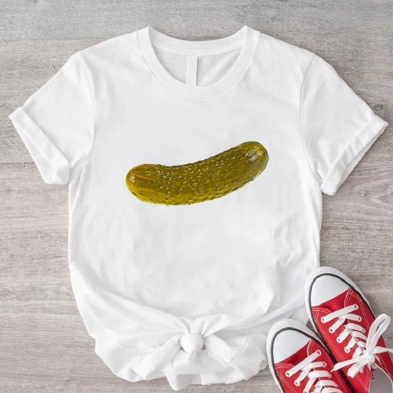 Trendy Pickle Shirt, Dill Pickle Cucumber T-Shirt, Unisex Canning Season Tee, Pickle Lover Gift Shirt, Canning Food Short...