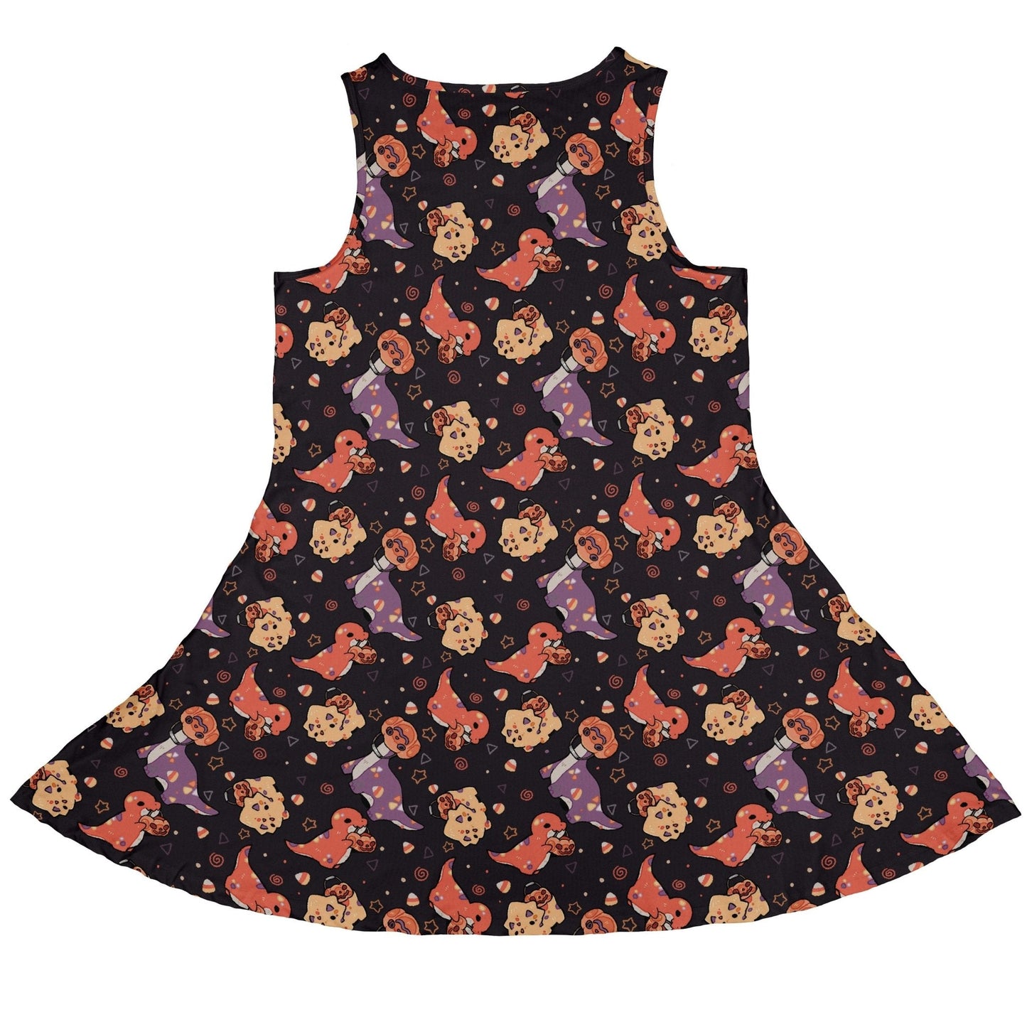 Trick or Treat Dinos Sleeveless Dress
