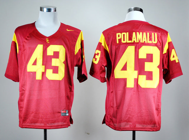 Troy Polamalu 43 Red