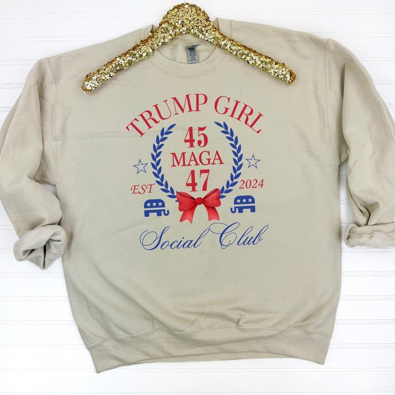 Trump Girl Social Club Sweatshirt 'NLB' T-Shirts, Hoodie | InkThreadWorks.com