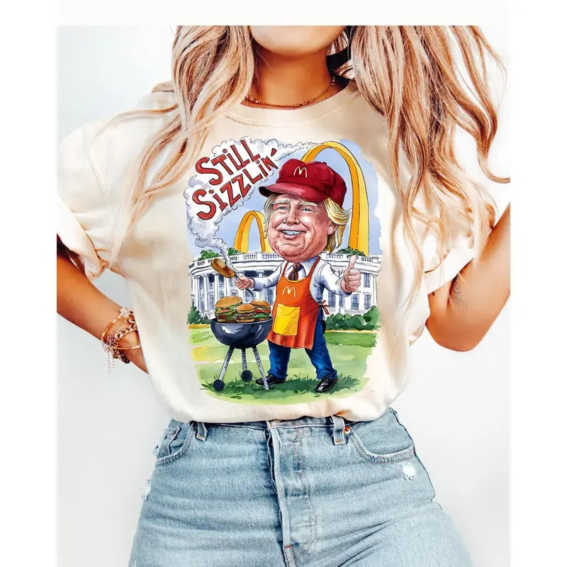 Trump Png Trump Mcdonald's Funny Gift Sublimation Design Political Digital Download File Funny Political Shirt Crewneck Top