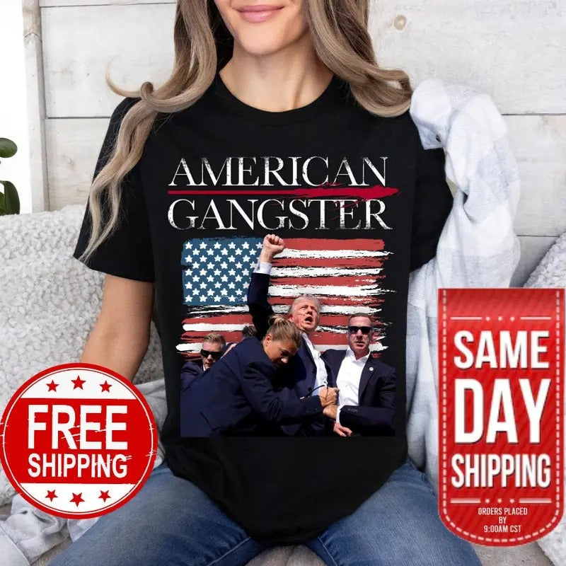 Trump Shot T Shirt - Trump 2024 Shirt - Trump Shot Shirt - Trump T Shirt - Republican Gifts - President Trump - President Trump Shotstyle{n002}2