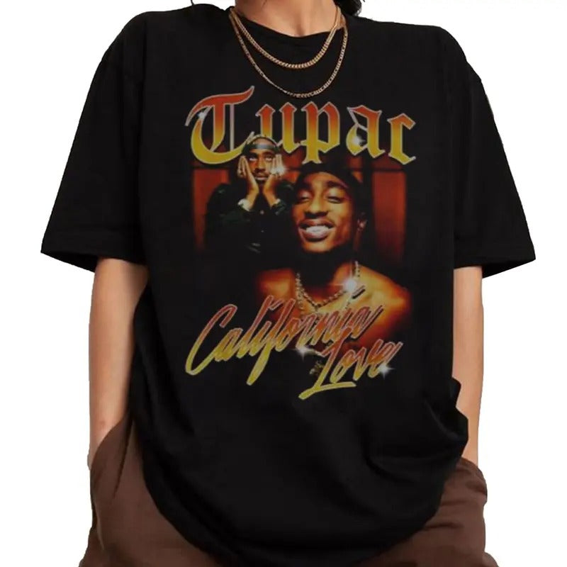 Tupac Love Vintage California Shirt, 2pac Shirt, Tupac Shakur Shirt, Tupac All Eyez On Me Shirt, Rapper Merch, 1990s...