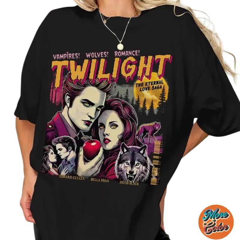Twilight Belem Church Of Nativity Movie Shirt, Cotton Unisex T-Shirt, Crew Neck, Size S- 4XL, Menswear Top, Womenswear Top Underwear Streetwear