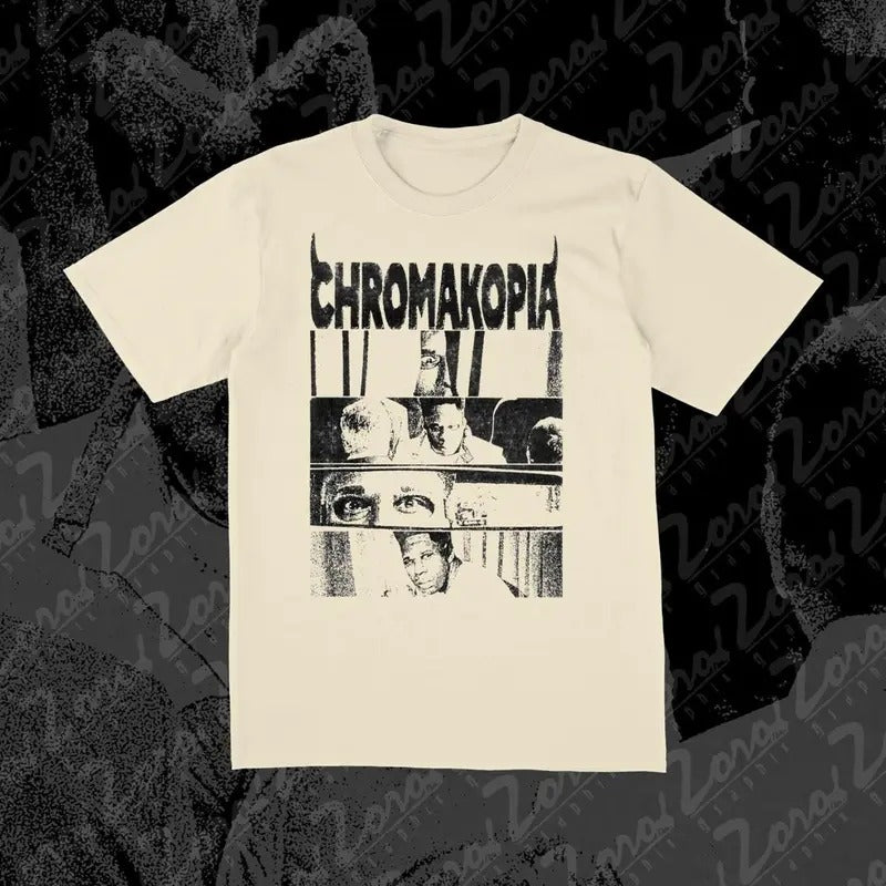 Tyler The Creator Chromakopia T-Shirt, Grunge, DIY Retro Shirt, Unisex Cotton Tee, Graphic Tee, Alternative Music Fan Gift