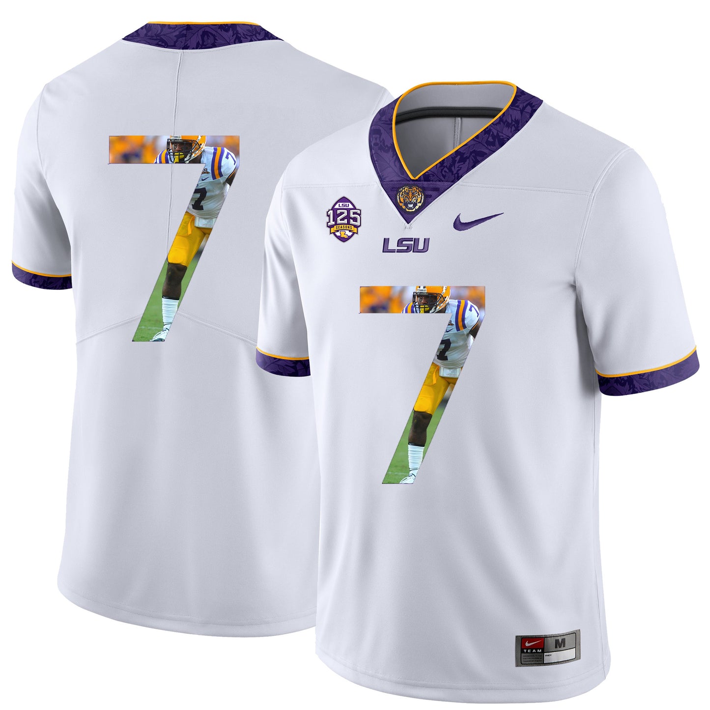 Tyrann Mathieu 7 Pattern White