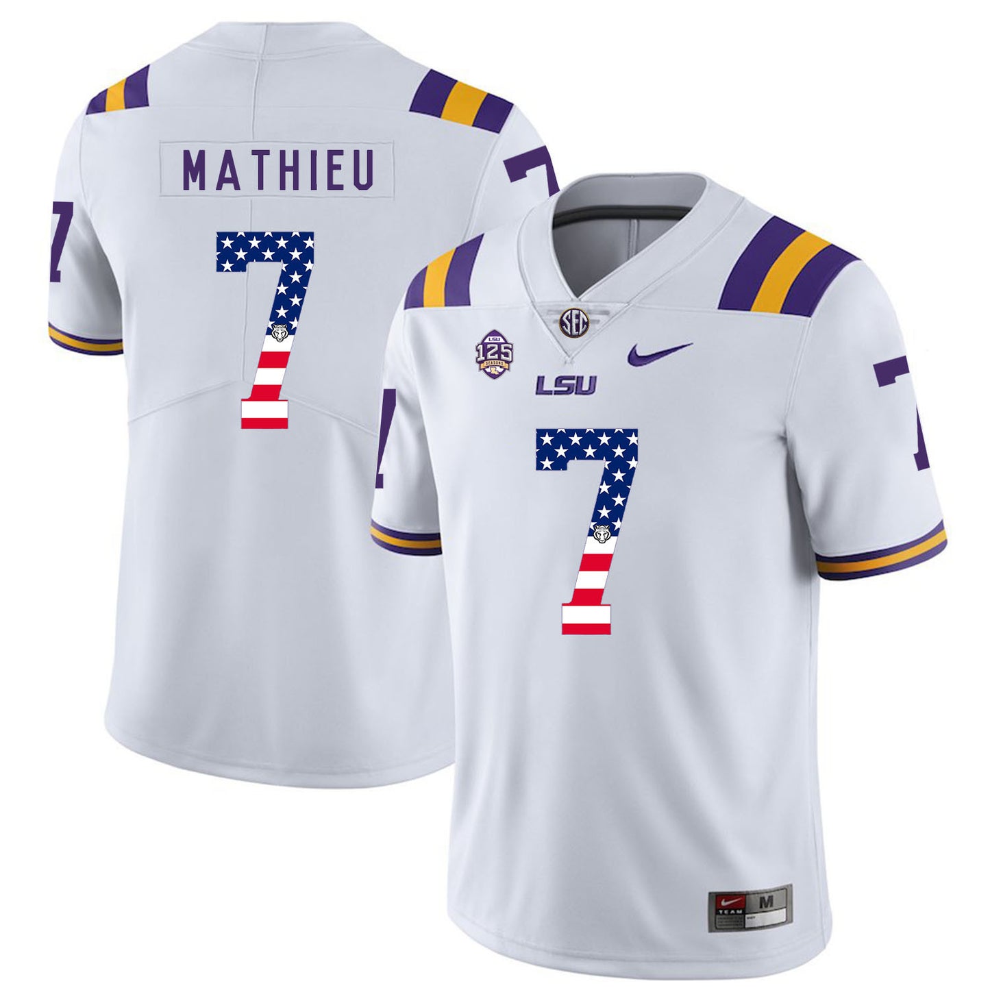 Tyrann Mathieu 7 White