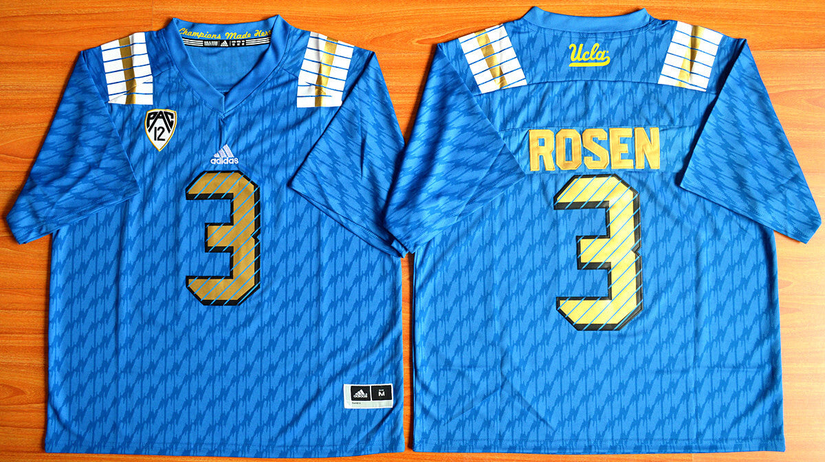 UCLA Bruins #3 Josh Rosen blue