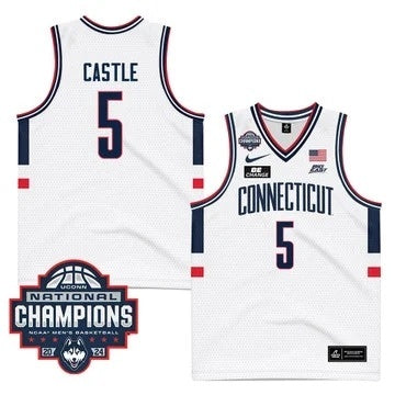 UConn Huskies #5 Stephon Castle 2024 National Champions Patch