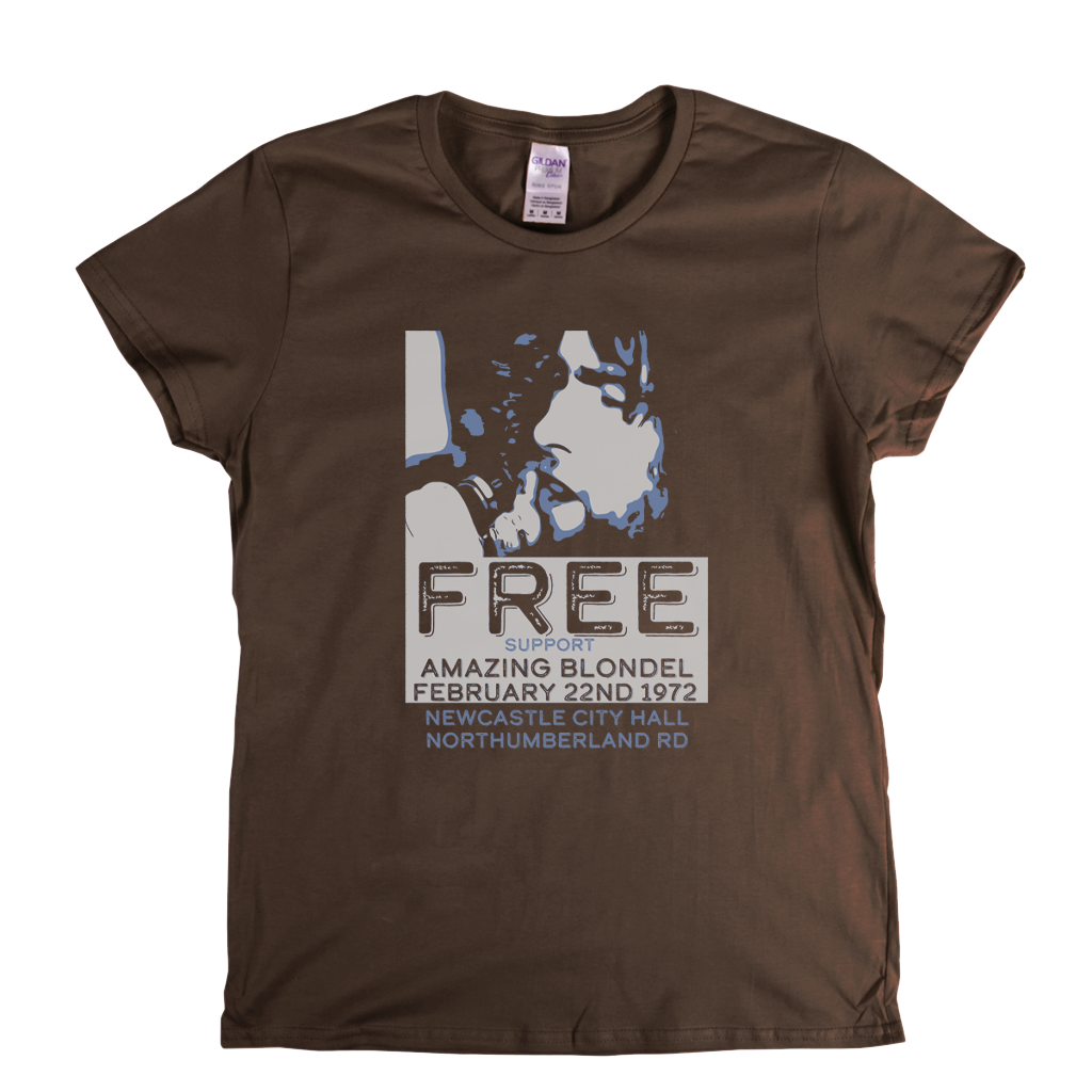 Free Amazing Blondel Poster 1972 Womens T-Shirt