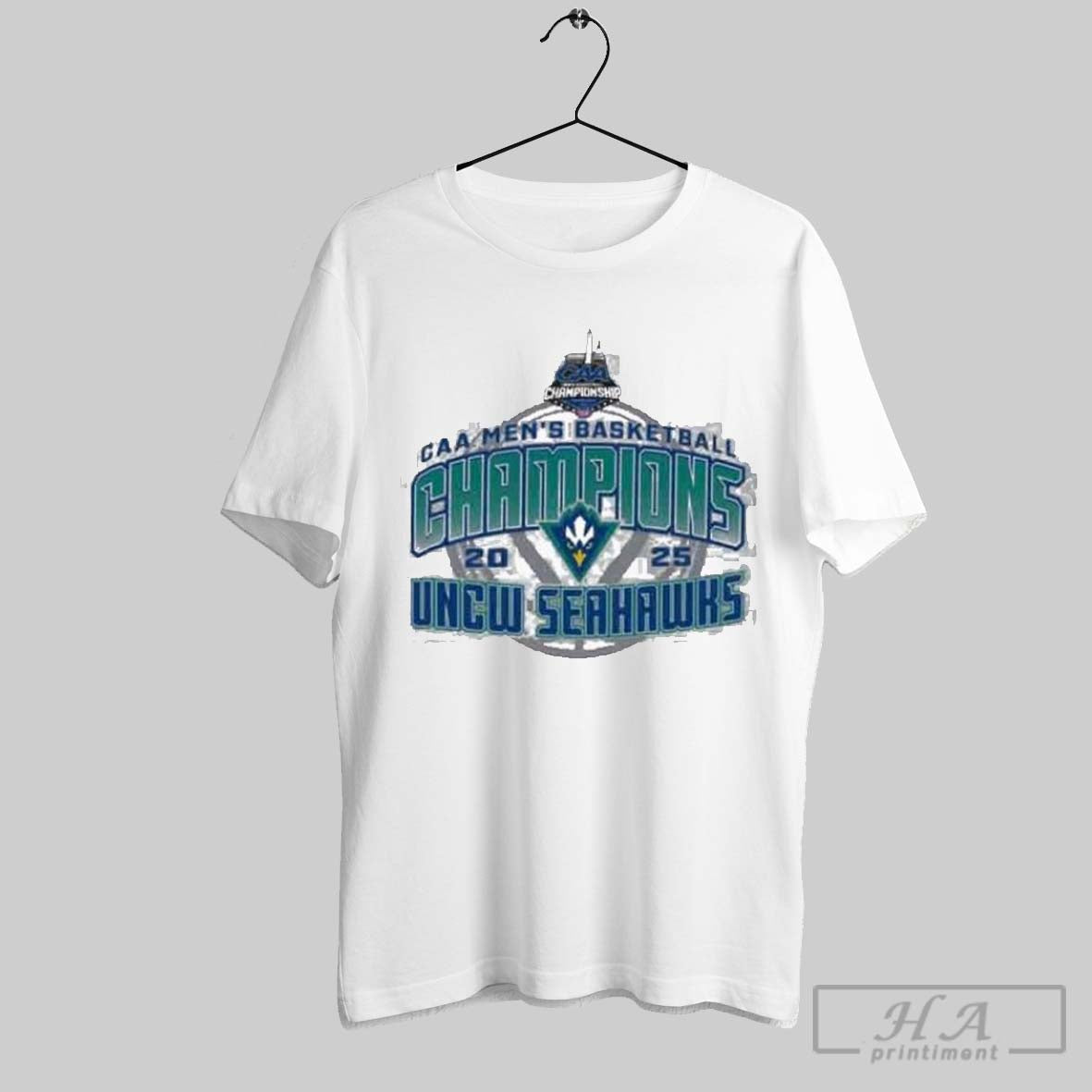 Uncw Basketball Caa Men Basketball Champions 2025 T Shirts