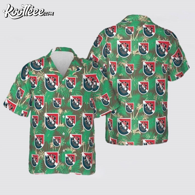 US Army 11th Special Forces Group 11th SFG Hawaiian Shirt