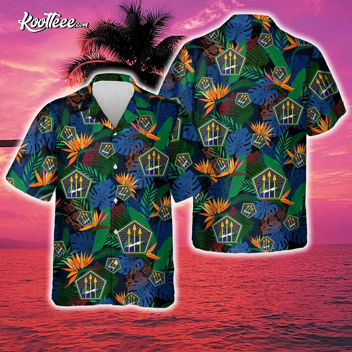 US Army Cyber Command ARCYBER Hawaiian Shirt