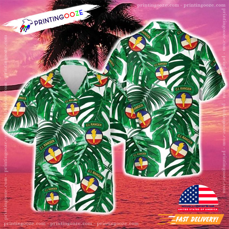 US Army ROTC CI Ranger Hawaiian Shirt