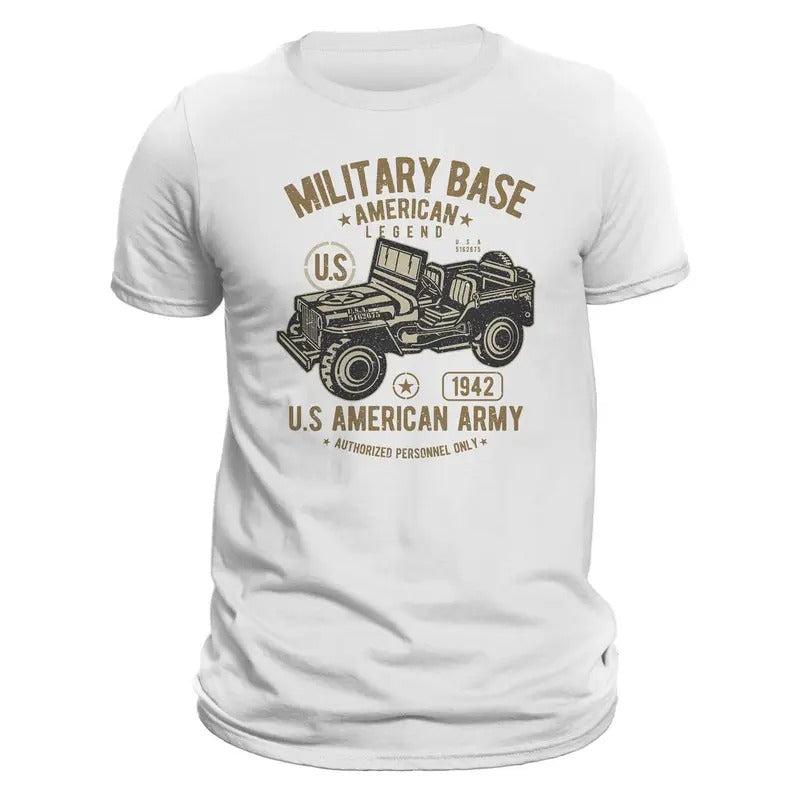 USA Army Military Base Men's T-Shirt Hoodie, Sweatshirt | InkThreadWorks.com