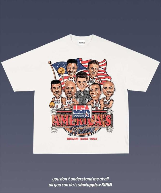 USA DREAM TEAM 1992 1.9 TEE | VINTAGE TEE GRAPHIC T-SHIRT SWEATSHIRT HOODIE | SPORT TEE | GIFT FOR FAN