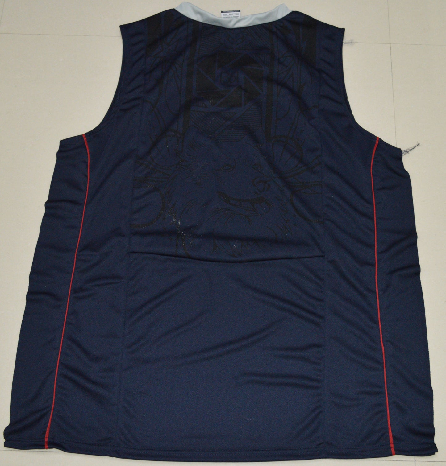 Uconn Blank Navy Back