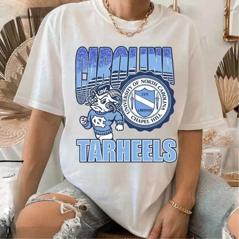 University of North Carolina Tar Heels Best T-Shirt Cotton Top Hoodie, Sweatshirt | InkThreadWorks.com