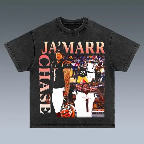 VINTAGE TEE | JA'MARR CHASE Hoodie, Sweatshirt | InkThreadWorks.com