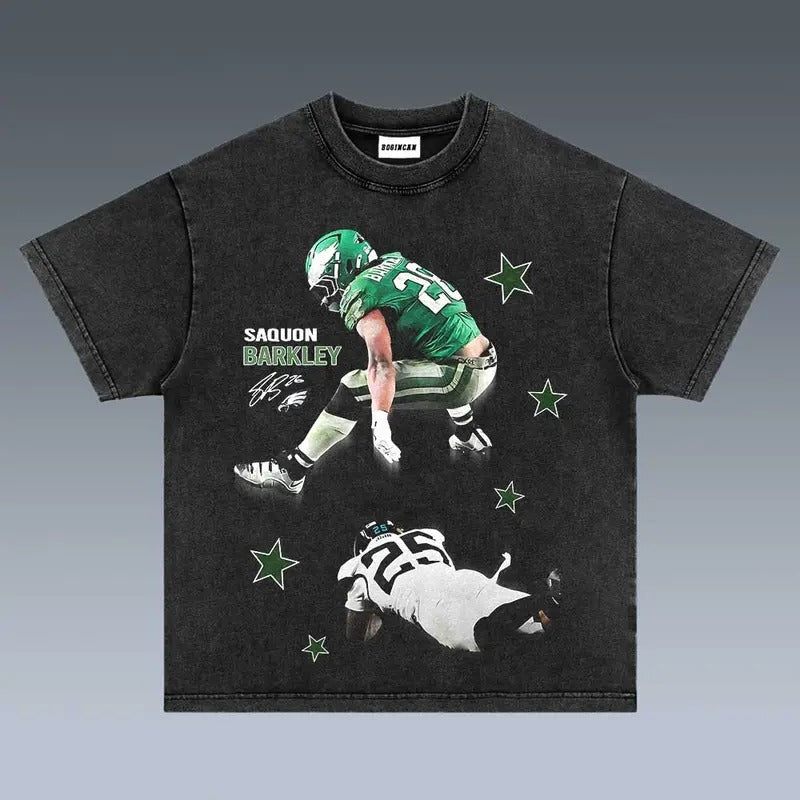 VINTAGE TEE | SAQUON BARKLEY 11.12.2 - Soft and Comfortable Shirt - Unisex - Graphic T-Shirt