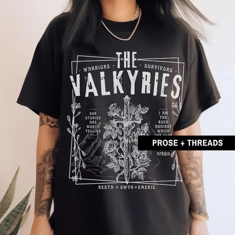 Valkyrie shirt NestaAcotar Merch Cassian SJM merch Booktok Merch Lady Death ACOSF, throne of glass Hoodie, Sweatshirt
