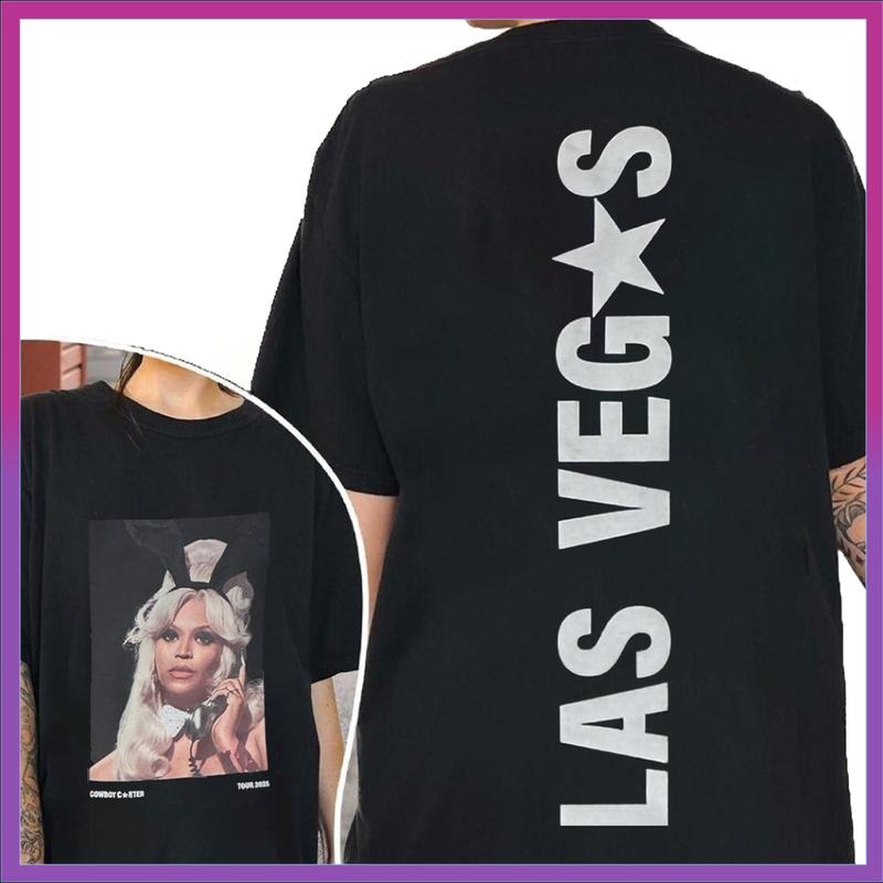 Vegas Exclusive Merch Cowboy 2025 Retro Vintage New Trendy T-Shirt Streetwear Y2k Fashion Gift for Fan Tee