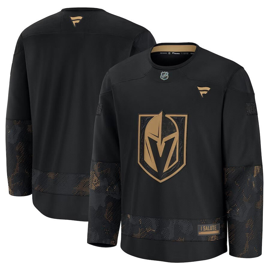 Vegas Golden Knights 2024 Military Appreciation Practice Jersey - Black