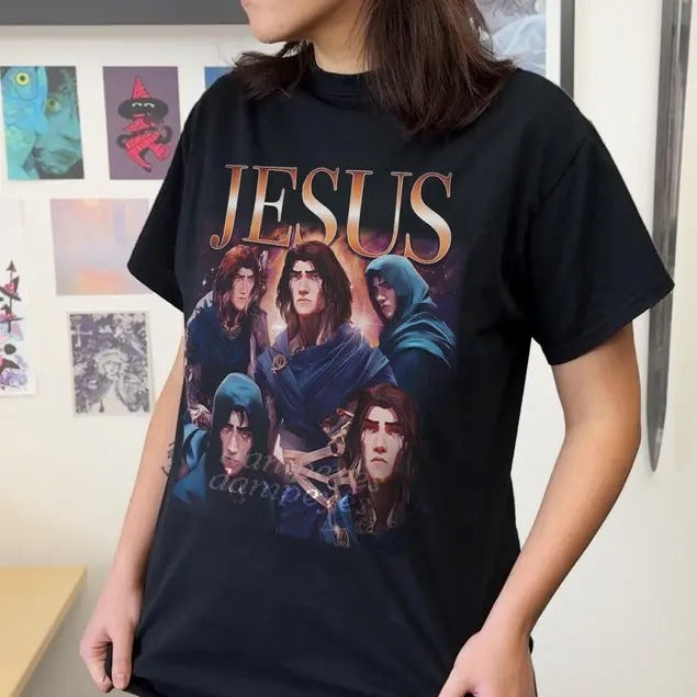 Viktor "Jesus" Unisex Graphic Vintage-style T-Shirt , Classic Retro Graphic Unisex Tee Gift For Men and Women