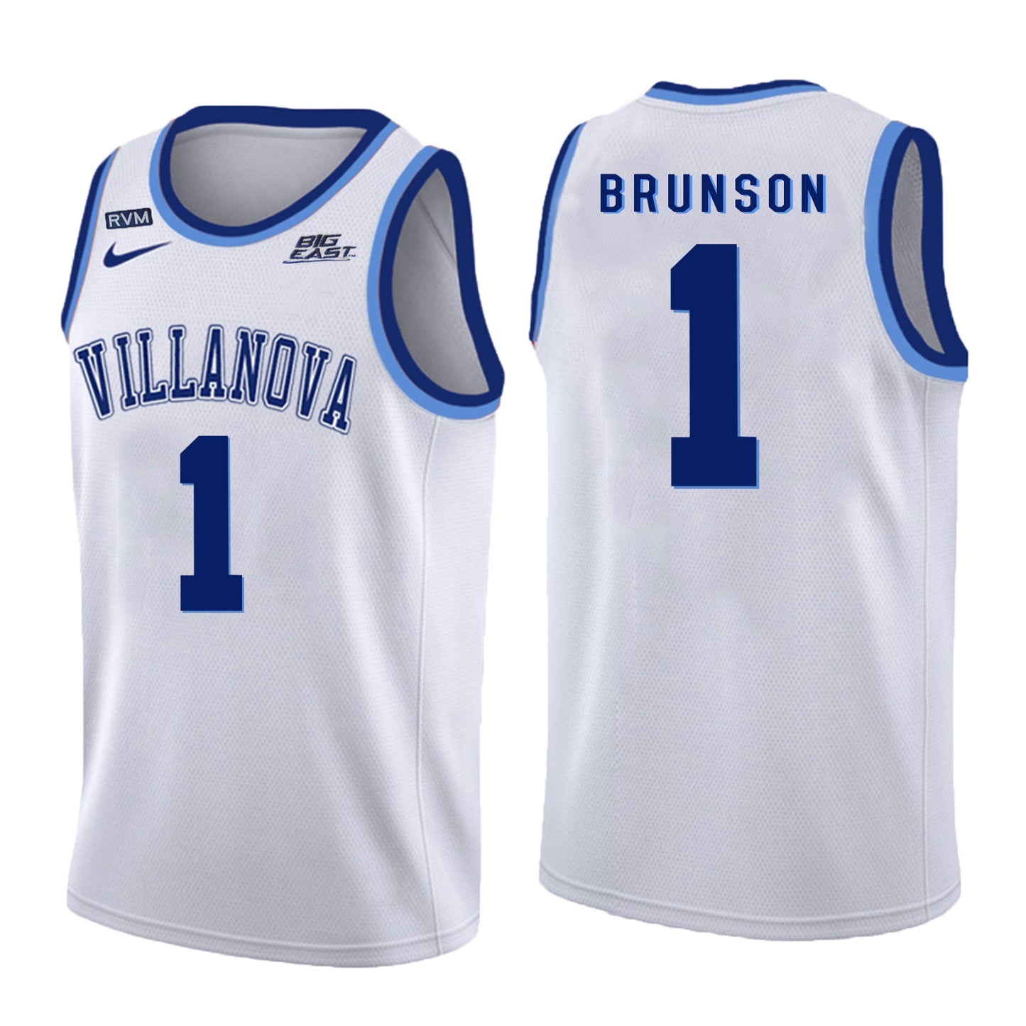 Villanova Wildcats Brunson 1 Crew Neck White