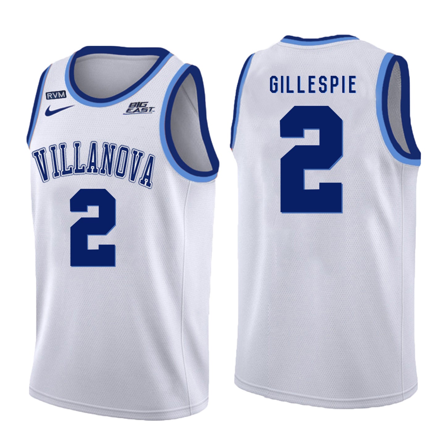 Villanova Wildcats Gillespie 2 Crew Neck White