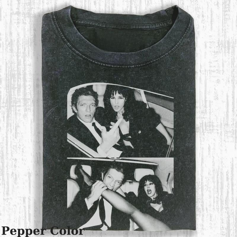 Vincent Cassel & Monica Vintage Tee, Vincent Cassel T-Shirt, Monica Tshirt, Vincent Cassel & Monica Movie Shirts, Unisex Movie Shirt Menswear Womenswear Streetwear