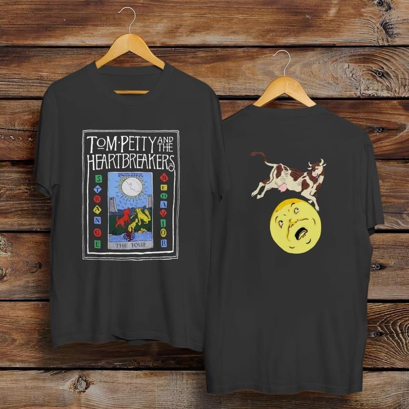 Vintage 1989 Tom Petty And The Heartbreakers Strange Behavior Tour Shirt