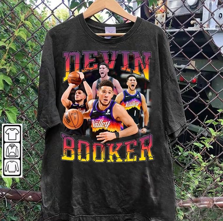 Vintage 90s Graphic Style Devin Booker T-shirt - Devin Booker Vintage T-shirt - Retro Basketball Tee For Man and Woman Unisex T-shirt