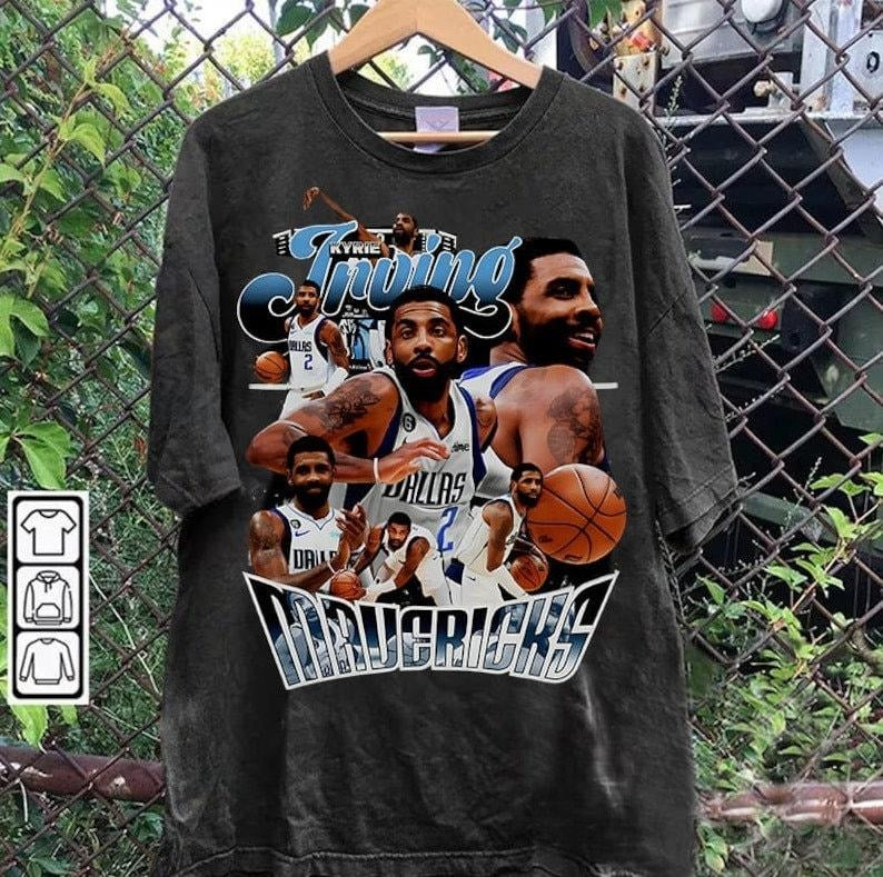 Vintage 90s Graphic Style Kyrie Irving T-shirt - Kyrie Irving Basketball Tee - Kyrie Irving Vintage Tee For Man and Woman Unisex T-shirt