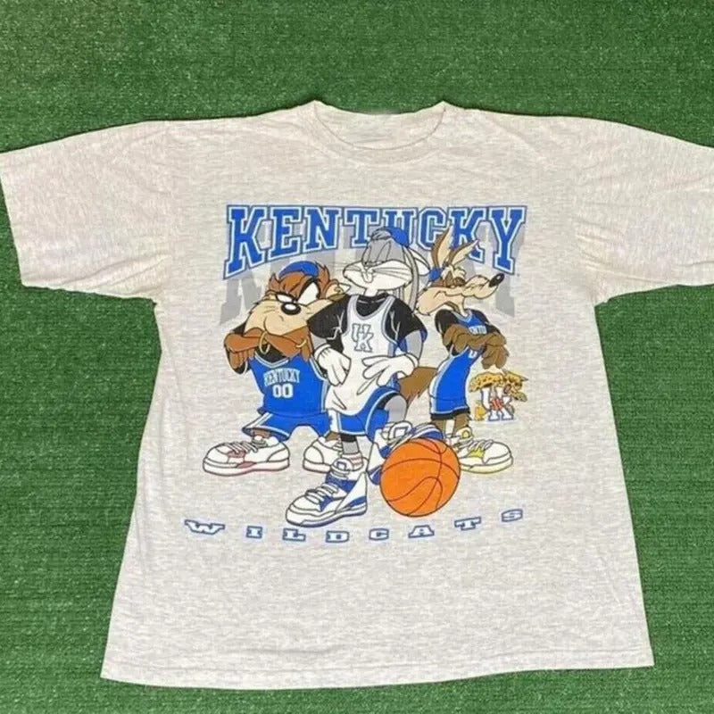 Vintage 90s Kentucky Wildcats Tee, Classic Sweatshirt for Men, for Women Cotton college merch Menswear Top