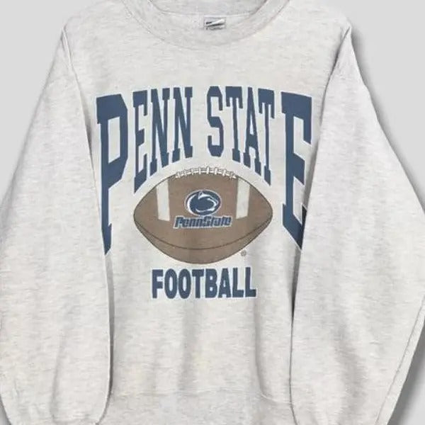 Vintage 90s Penn State University Nittany Lions Football Crewneck Sweatshirt T-Shirts, Hoodie | InkThreadWorks.com