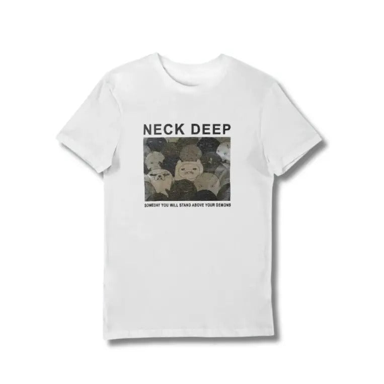 Vintage Adventure Time Neck Deep Graphic Tee, Sweatshirt, Hoodie Gift For Women Top Womenswear Underwear