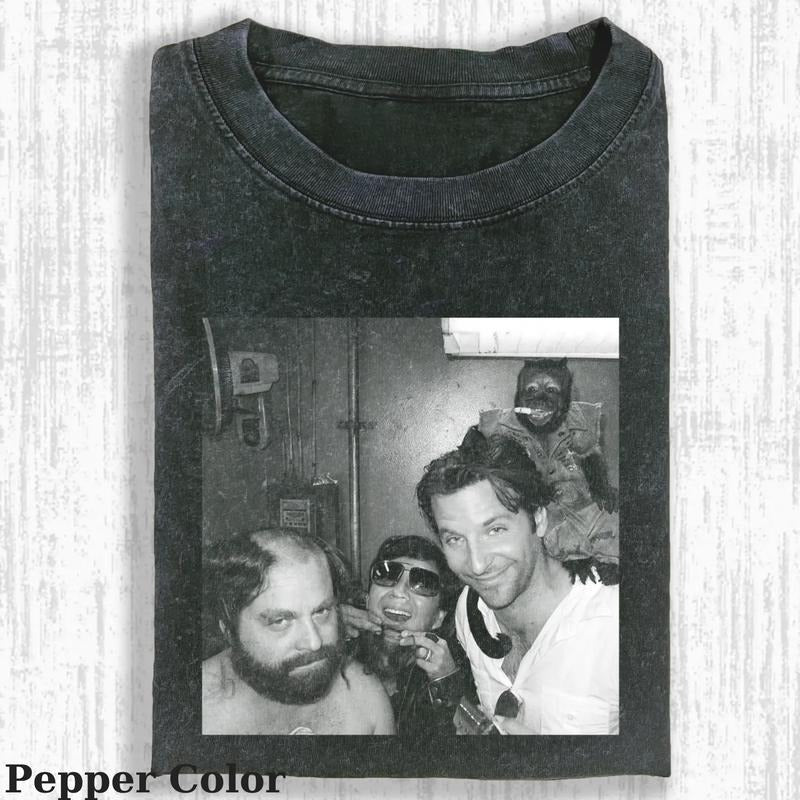 Vintage Alan Garner & Leslie Chow & Philip And Monkey T-Shirt, Funny The Hangover Movie Tshirt, Gift Fan Shirt, Top Menswear Womenswear Streetwear