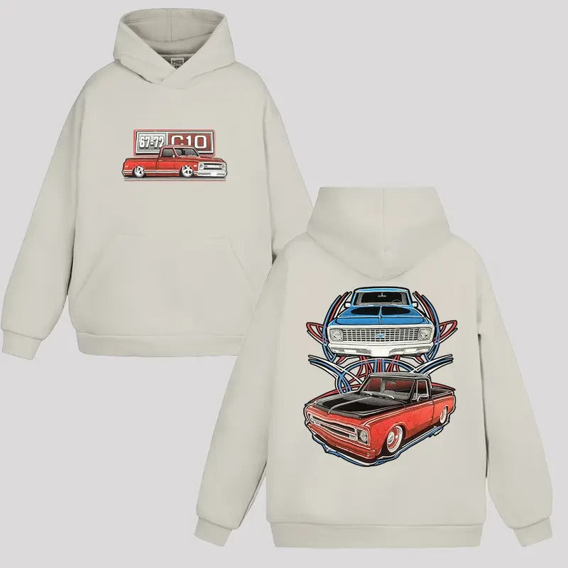 Vintage Chevy Trucks Hoodie, 1967-1972 Hoodie, Shirt for Fan, Shirt for Gift, Graphic Sweater Hoodie