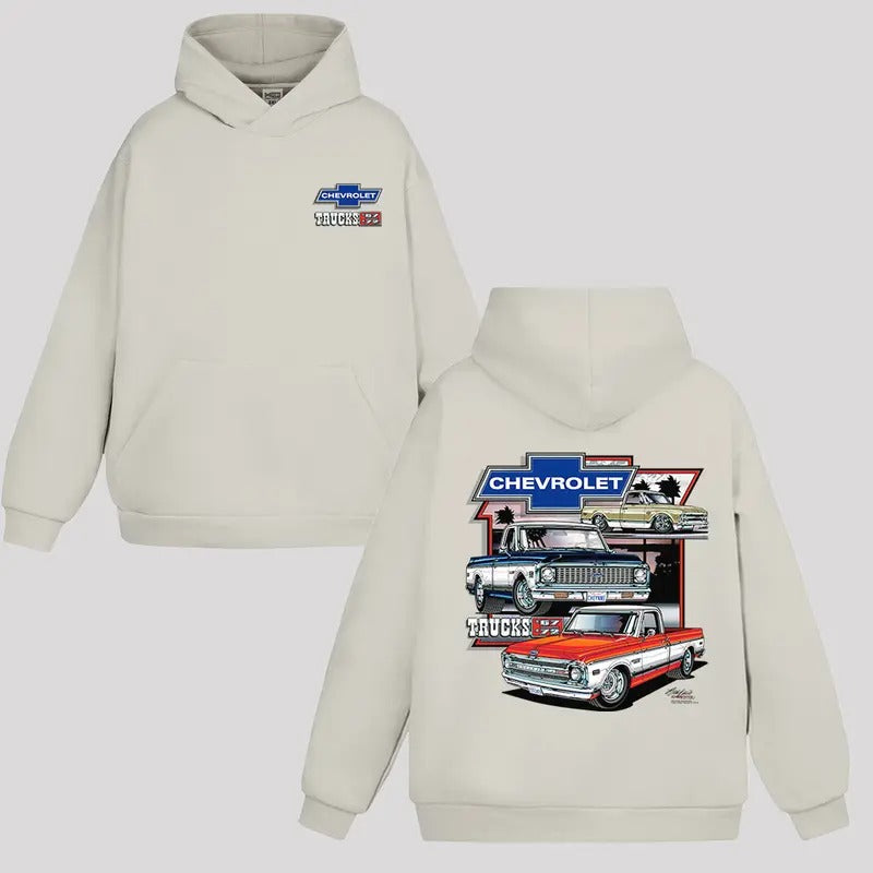 Vintage Chevy Trucks Hoodie, 1967-1972 Hoodie, Shirt for Fan, Shirt for Gift, Graphic Sweatshirt Hoodie