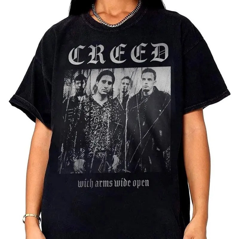 Vintage Creed Band Shirt, Creed Band Tour Shirt, Graphic Vintage Sweatshirt, 2024 Music Concert Tee, y2k band shirt, gift for fans
