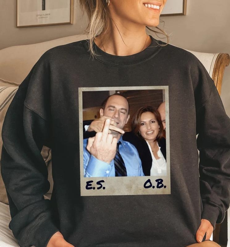 Vintage Elliot Stabler And Olivia Benson Shirt