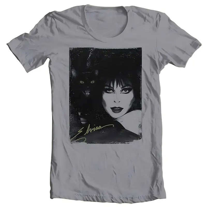 Vintage Elvira Mistress of the Dark T-shirt Hoodie, Sweatshirt | InkThreadWorks.com